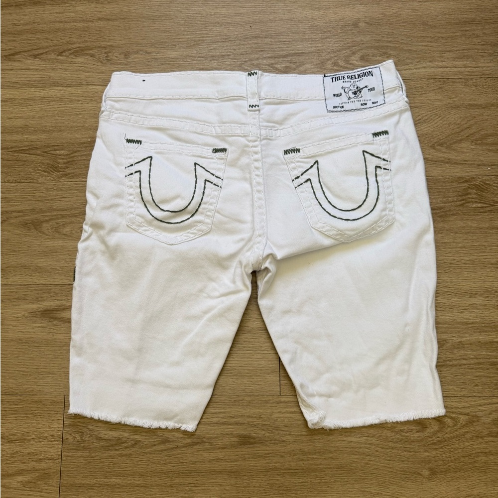 True Religion Men's Rocco Super T No Flap 1/2" Raw Hem Size 38